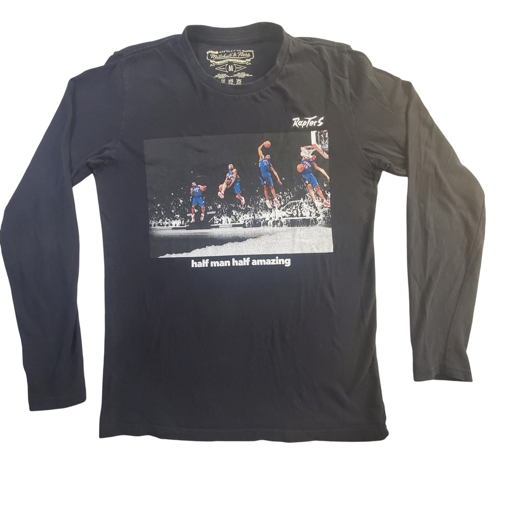 Mitchell & Ness Vince Carter Toronto Raptors Stop Motion Long Sleeve Tee Size M